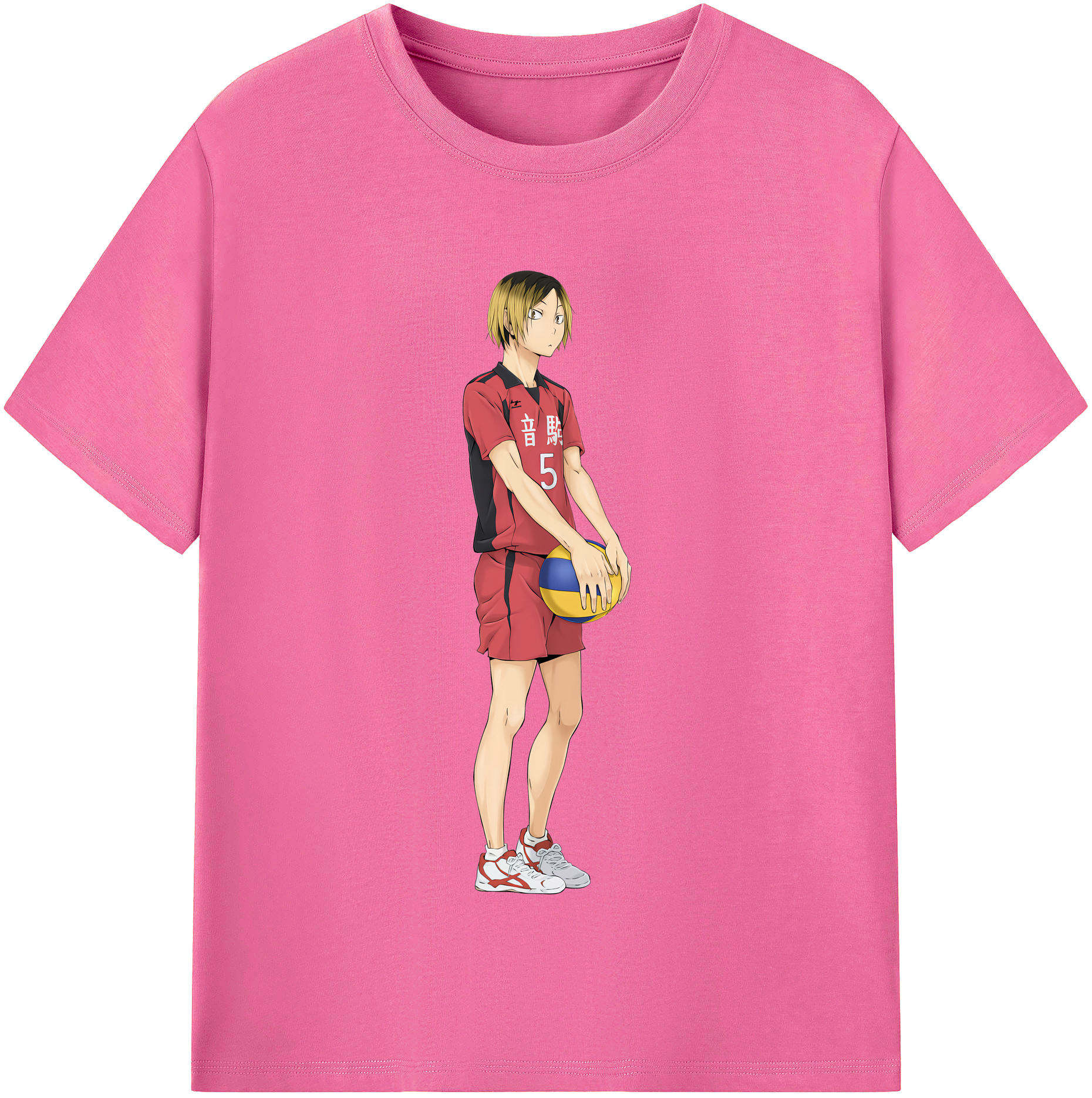 （画像用） ハイキュー!! Haikyu!! レディースカジュアルプリントTシャツ（綿100％）